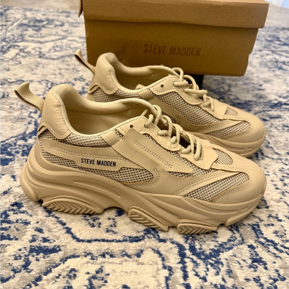 Steve Madden Tan Athletic Shoes NIB